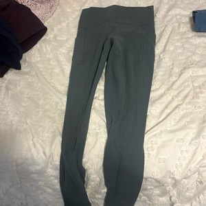 Athleta leggings size xs green